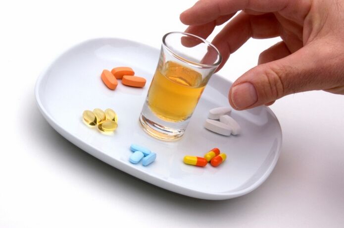 Nehmen Sie Alkohol und Antibiotika